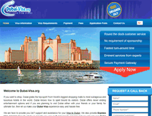 Tablet Screenshot of dubai-visa.org